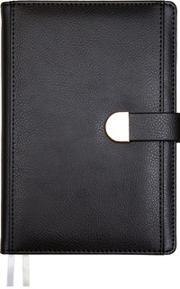 Ежедневник А5  336стр "deVENTE.Denver" кожзам черный с карм. на магн. датир 2026 2232640 в кор.