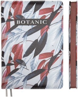 Ежедневник А5  272стр "deVENTE.Botanic" н/датир кожзам бело-коричневый цв.срез 2334618
