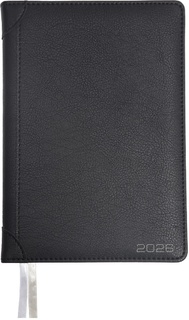 Ежедневник А5  336стр "deVENTE.Seattle" иск.кожа черный  датир 2026 2232651