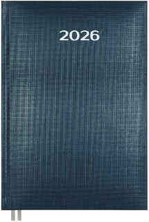 Ежедневник А5  336стр "deVENTE.Attomex.Lancaster" балакрон синий  датир 2026 2332655