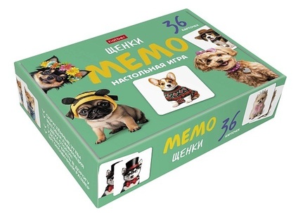 Мемо "Щенки" 36 карточек 36ИнМ_35039 092739 Хатбер
