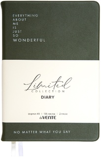 Ежедневник А5  272стр "deVENTE.Jane" н/датир кожзам темно-оливковый 2234692
