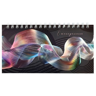 Еженедельник А6  128 стр "Голографика" не/датир УФ-лак гребень 68091 Феникс+