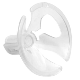 Зажим для шаров "Белый" 3см (100шт) тч46627