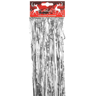 Дождь 170817/1 1м*10см серебро Льдинка