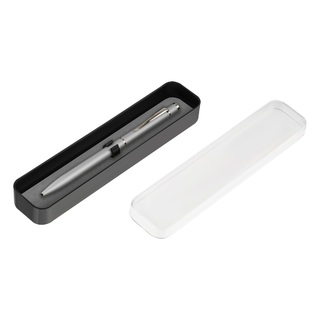 Ручка подарочная "Luxor.Sleek" корпус серый металлик 0,7мм поворотн синяя 8452/box 304161