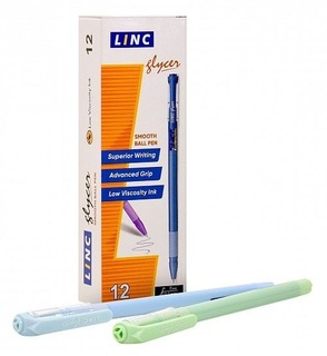 Ручка шариковая "Linc Glycer Fancy colors" синяя 0,7мм 1300RF-FC