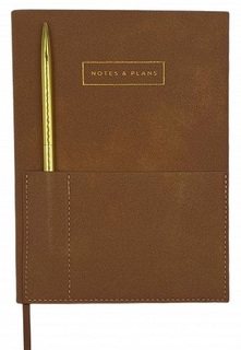 Ежедневник А5  160стр "Lorex.Elegance stylish collection" н/дат иск.кожа коричн. ручка LXDRA5-ESC7