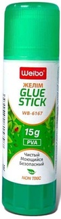 Клей-карандаш 15г "Weibo" KL15 WB-6167
