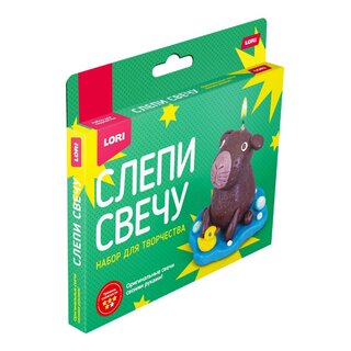 Набор для творчества "Лепим свечи. Восковая свеча. Капибара" Пз/С-022