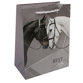 Сумка ламинированная 18*23 "Пара лошадей" 210г/м² 253669