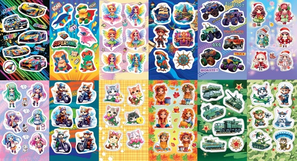 Наклейки  код 903  904  0-11 Горчаков и Мир открыток