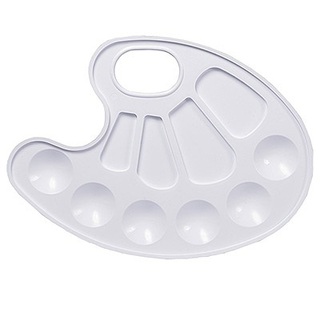 Палитра овальная белая П-01 Глобус