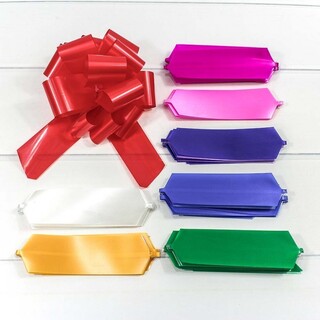 Бант -Шар большой на кольцах простой 5см*140см БА-Ш50г