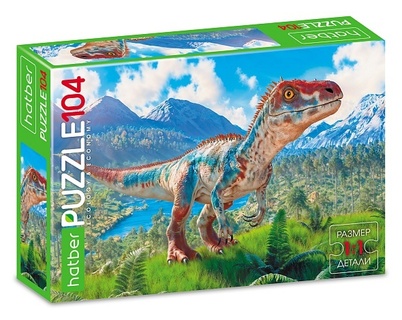 Пазлы Хатбер  104эл "Динозавр" 104ПЗ4_34623 091844