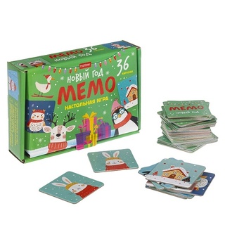 Мемо "Новый год" 36 карточек 36ИнМ_35265 093354 Хатбер