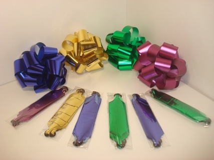 Бант -Шар средний на кольцах металл 3,2см*90см БА-ШБШСметL