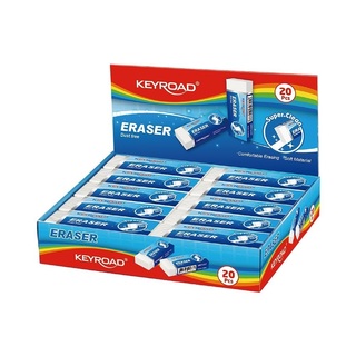 Ластик "KEYROAD" ПВХ белый KR971717