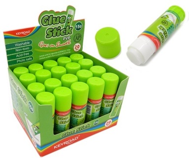 Клей-карандаш 15г "KEYROAD" KR971677