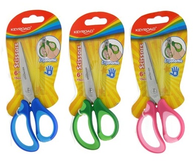 Ножницы 15 cм "KEYROAD" детские KR971551