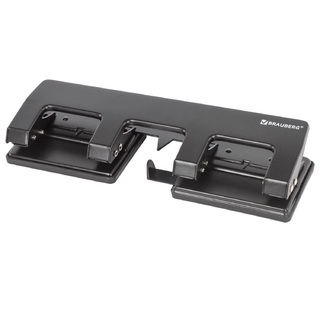 Дырокол  15л "BRAUBERG.HL-4" 2-4 отверстия металл. 221160 (под заказ)