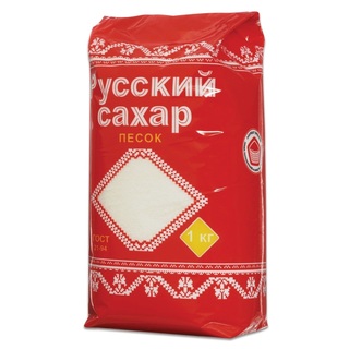 Сахарный песок РУССКИЙ 1 кг 621107 (по запросу)