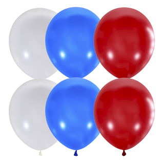 Шары 12" Пастель "Триколор" (30шт) 6051006