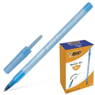 Ручка шариковая "BIC.Round Stic" синяя 1мм одноразовая 934598