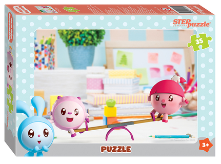 Пазлы Степ   35эл "Малышарики" MAXI 91145