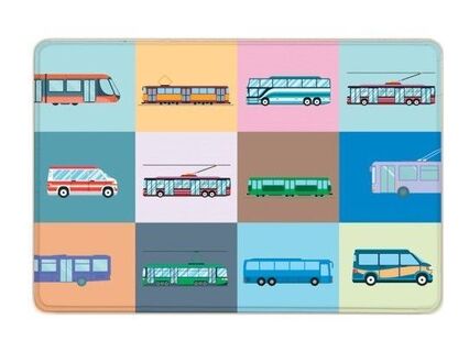 Обложка для проездного "Транспорт" 64*96см ПВХ 2988.Р1