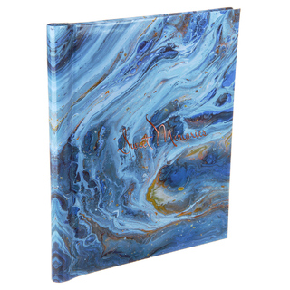 Фотоальбом  10л "Мрамор.Синий" магнитный 134327 LM-SA10