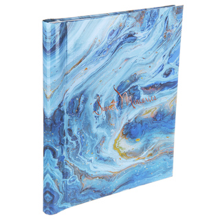 Фотоальбом  20л "Мрамор.Голубой" магнитный 134370 LM-SA20