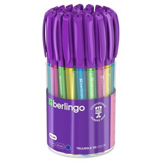 Ручка шариковая "Berlingo.Triangle 110 Color" синяя 0,7мм CBp_07115