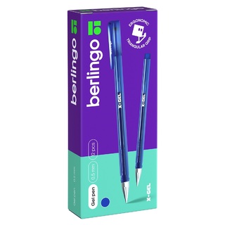 Ручка гелевая "Berlingo.X-Gel" синяя 0,5мм CGp_50121