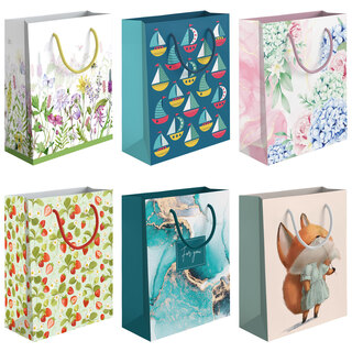 Сумка ламинированная 21*24 "Ассорти" 2024-MAT_KD16 (ТОЛЬКО УПАКОВКОЙ)