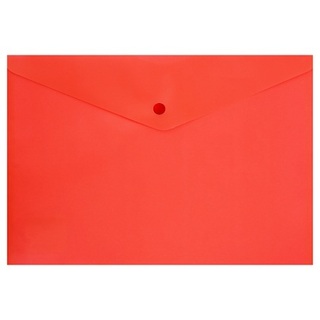 Папка с кнопкой А4 "Workmate" красная 180мкм  15-8821