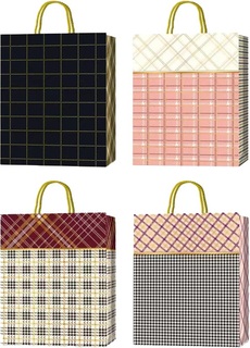 Сумка подарочная 26*32 "deVente.Classic Check" плотная фольг. ассорти 9041413