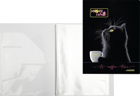 Папка  20 файлов "deVente.MooreCafe" А4 450мкм 3101530 карман