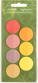 Набор стикеров "deVente.sigNature" (28*28мм 7*20листов) оттенки розового пластик 2011518