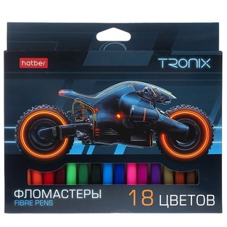 Фломастеры 18цв "Троникс" FP_094010 Hatber