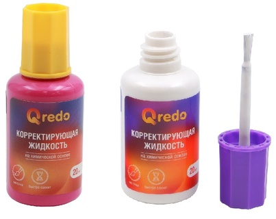 Корректор 20мл "QREDO" 15-2184