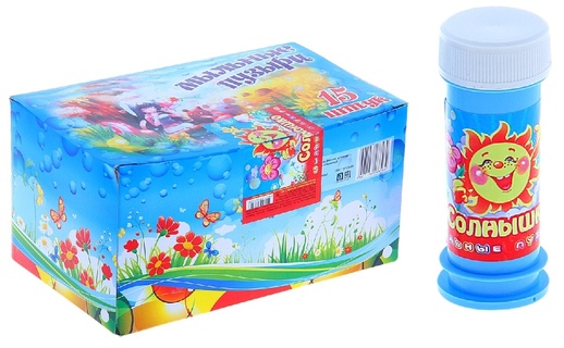 Мыльные пузыри  45мл "Солнышко" 88503 Задира