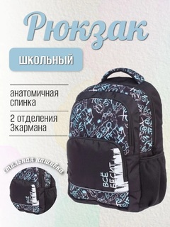 Рюкзак "Active city.Все бесит!" 43*29*14см 2 отд 3 кармана NRk_13121 Hatber