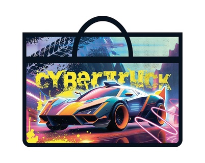 Папка для творчества А3 ПМ-А3-26 "Кибертрак" 1отд молния с ручками