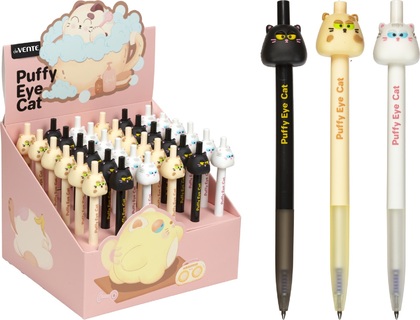 Ручка шариковая "deVente.МУР кафе" автомат на масляной основе синяя 0,7мм 5070626