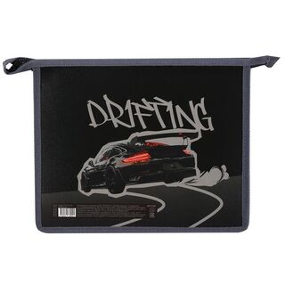 Папка для тетрадей А5 "Drifting car" 1 отд молния ПМ-А5-291 261756 Кокос