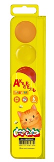 Краски  акв  6 цв "Каляка-Маляка" пластик АМККМ06Е