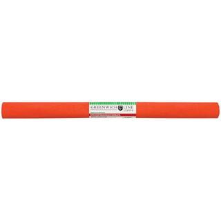 Цветная крепированная бумага в рулоне 50*250 32г/м2 темно-оранжевая CR25022