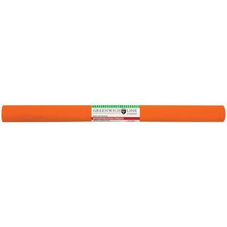 Цветная крепированная бумага в рулоне 50*250 32г/м2 оранжевая CR25020
