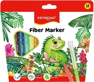 Фломастеры 18цв "KEYROAD" KR973171